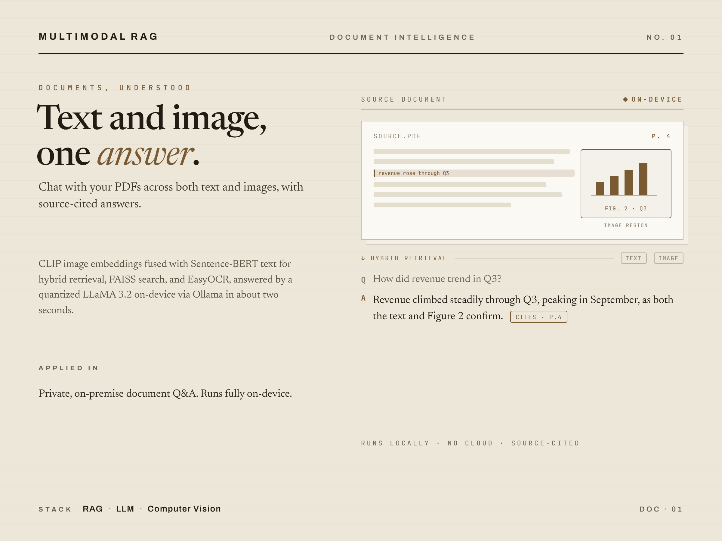 Multimodal RAG System: Interactive PDF Chat with Vision & Text